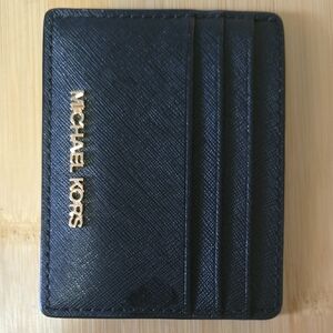 Michael Kors Black and Gold Card Holder